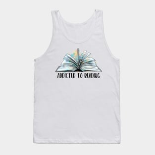 Addicted to reading Tank Top